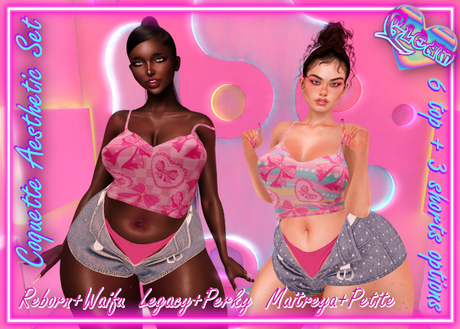Second Life Marketplace - GLEAM: Coquette Aesthetic Set